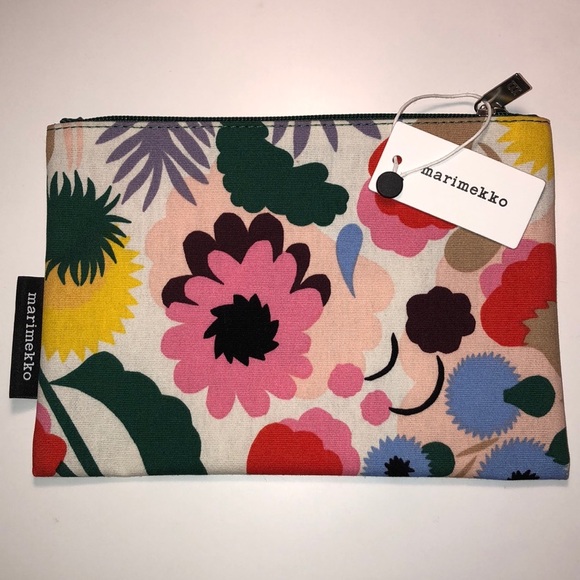 Marimekko Handbags - NWT Marimekko Keksi Pikkukellukka Zip Pouch
